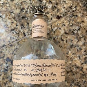 Blanton’s Whiskey Bottle Collectible “B”